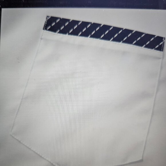 Brand new mens  plus size white long sleeve button down dress shirt shirt - Picture 5 of 5